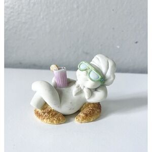 Pillsbury DoughBoy AUGUST Calendar Figurine Danbury Vtg‎ 1997 BEACH 3"